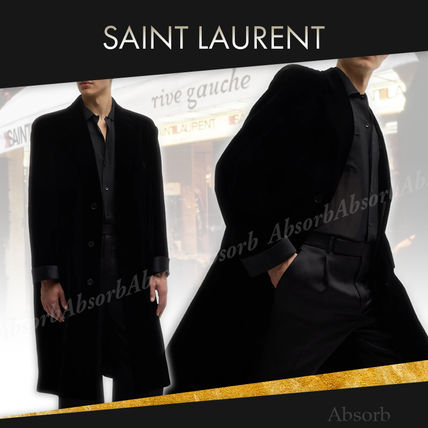 Saint Laurent More Coats Plain Long Oversized Coats