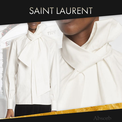 Saint Laurent Shirts Long Sleeves Plain Luxury Shirts