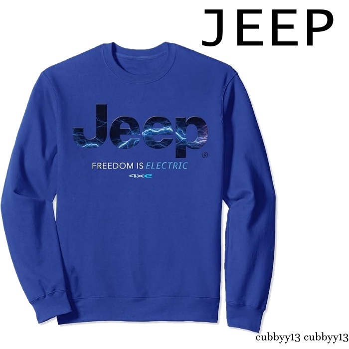 【人気急上昇のあのJEEP】JEEP Electric 4xe スウェットシャツ