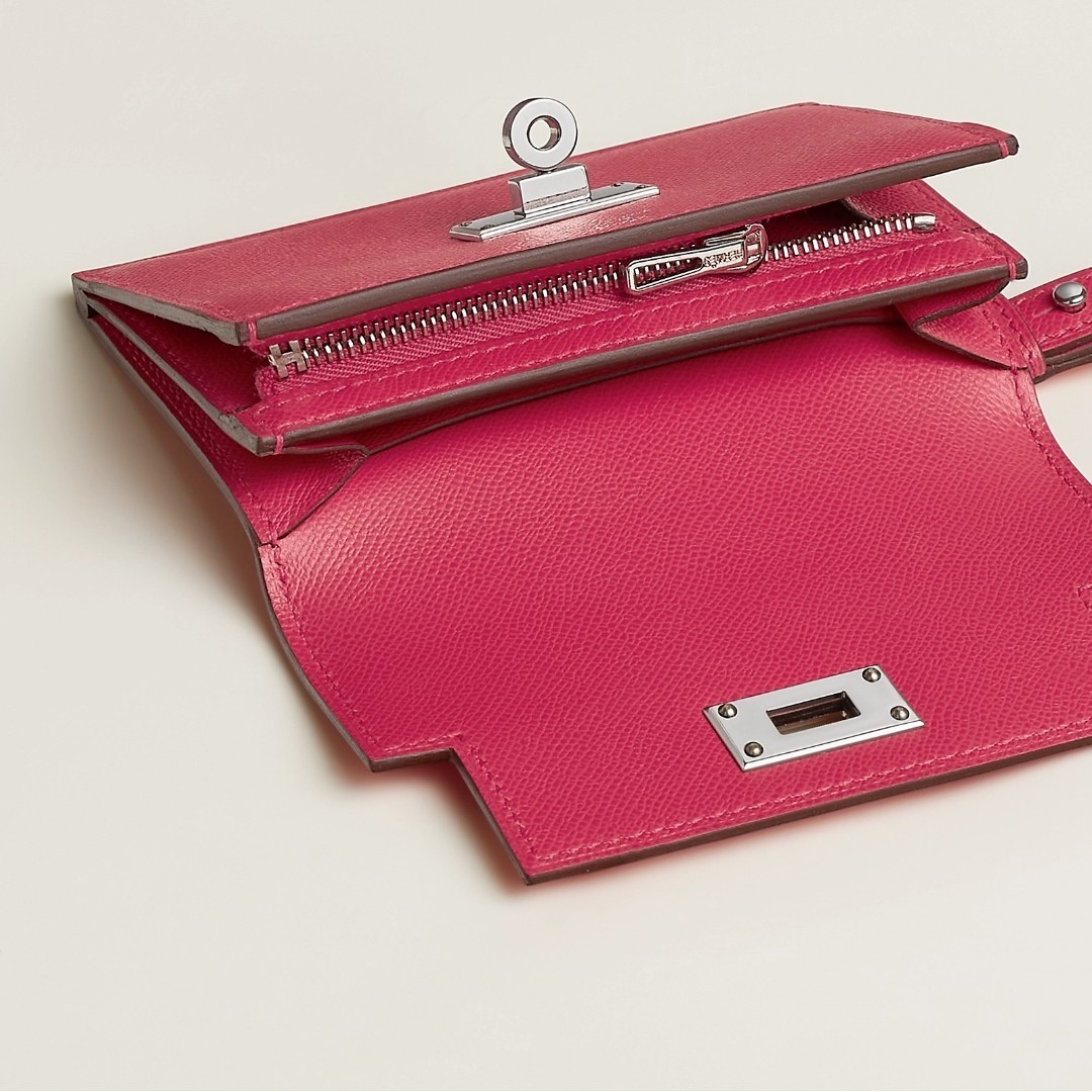 超希少♡エレガント【HERMES】Kelly Pocket Slim 財布 HERMES 稀少 コンパクト ウォレット ケリー Kelly Pocket Slim