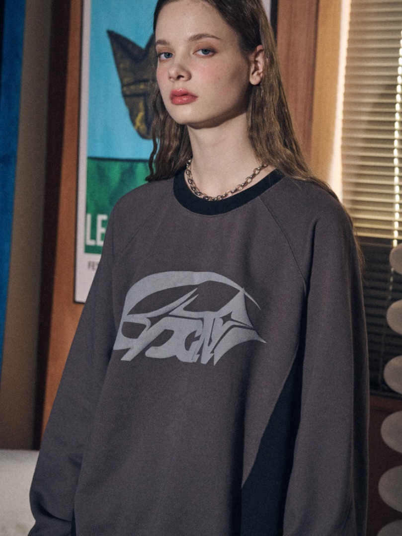 ★関税込★CPGN STUDIO★Meteor cut-out block sweatshirt★ ☆人気☆【CPGN STUDIO】☆Meteor cut-out block sweatshir.t