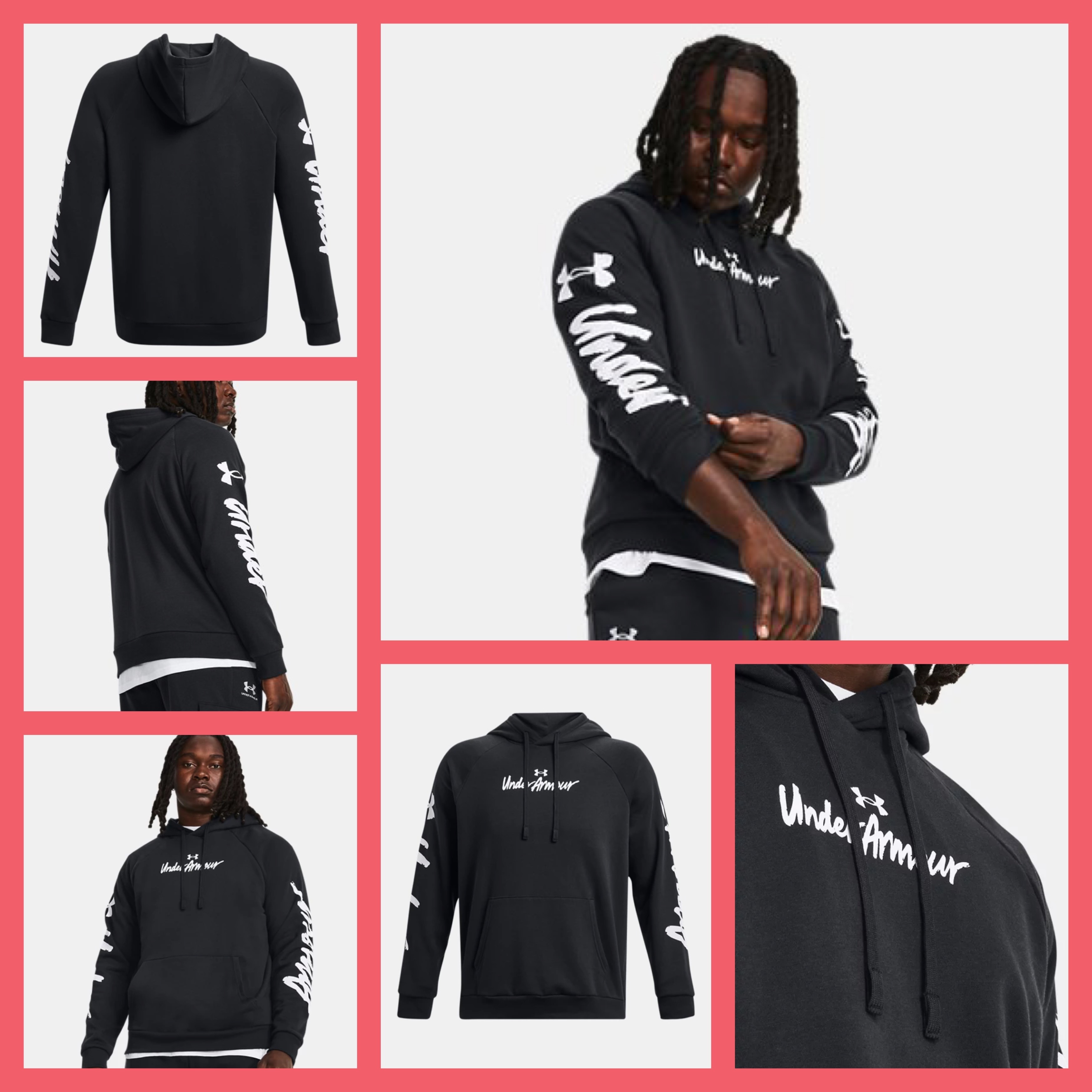 《☆超人気☆》☆Under Armour☆Fleece Graphic Hoodie☆Black