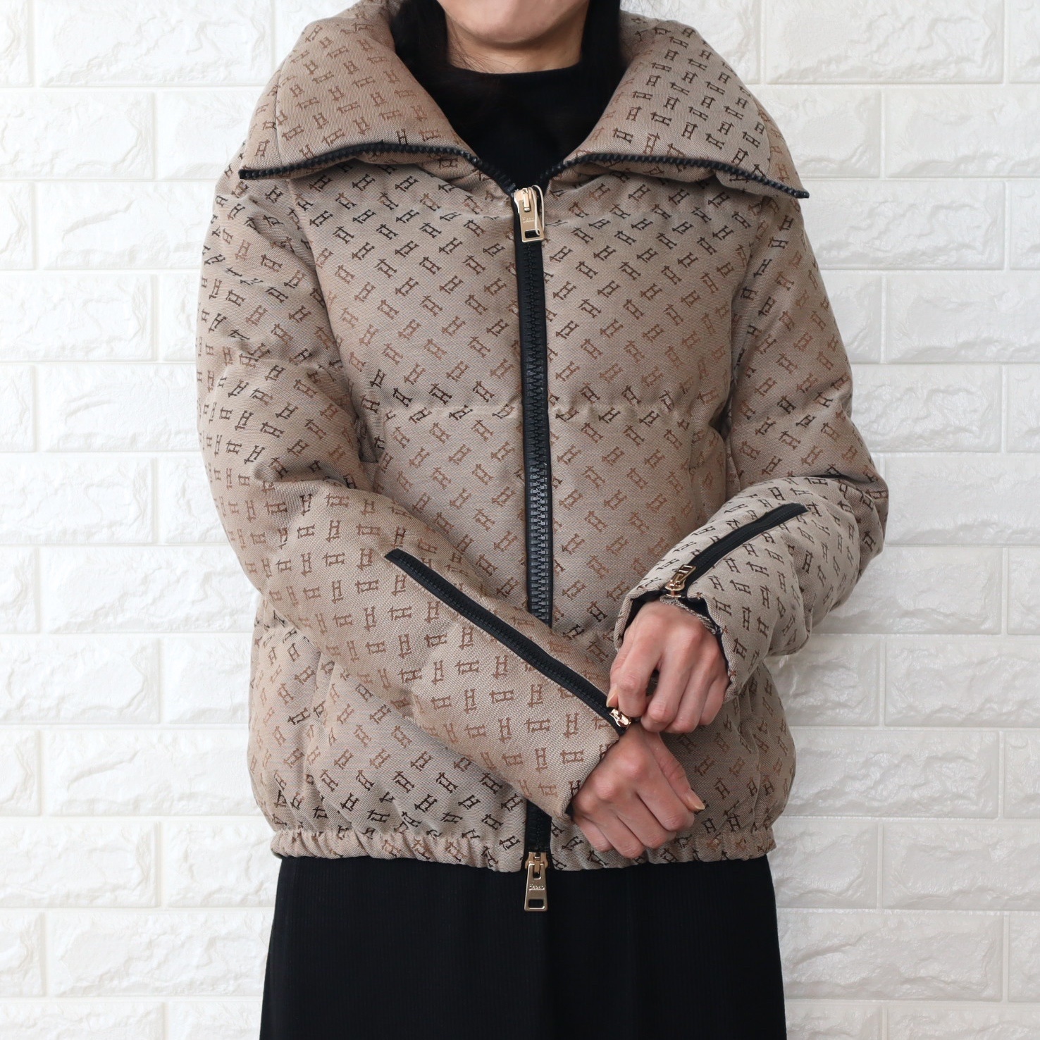 HERNO ヘルノ ダウンジャケット モノグラム PI001807D 12600W