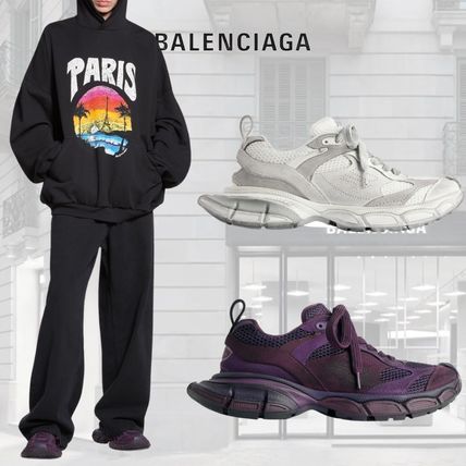 【関税込み】Balenciaga パープル 3XL スニーカー 関税込み ☆BALENCIAGA☆ 3XL SNEAKERS BLACK WHITE (BALENCIAGA