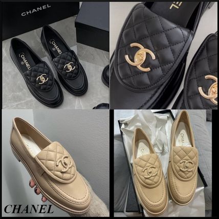 CHANEL ドレスシューズ/ローファー ベージュ 4100124O0061 楽天市場】シャネル 靴（ローファー｜レディース靴）：靴の通販