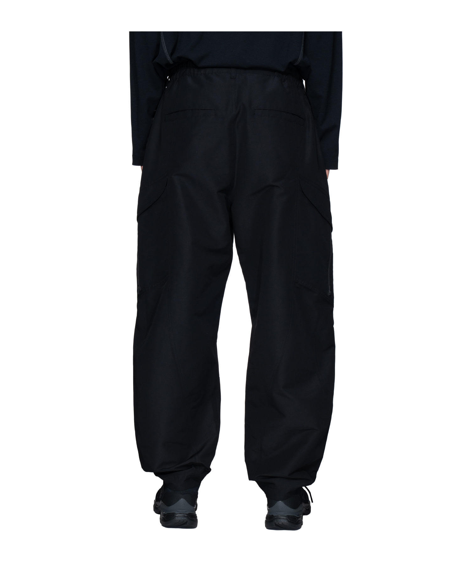最先端 GEAR] SAN SAN ☆ パンツ BLACK / PANTS CARGO PIN-TUCK 23FW パンツ