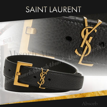 Saint Laurent Belts Leather Belts