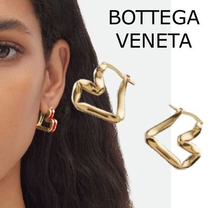 BOTTEGA VENETA Fine Jewelry Costume Jewelry Heart Casual Style Unisex Street Style