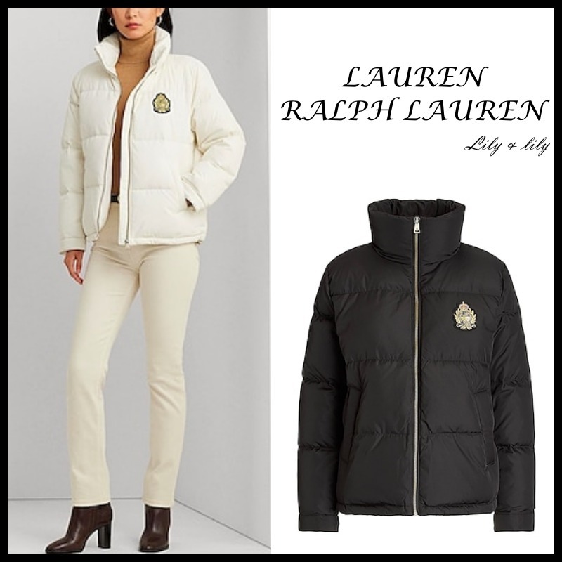 LAUREN RALPH LAUREN◆ロゴ ダウンコート◆関税送料込み