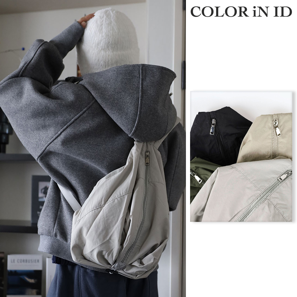【COLOR iN ID】Doto zipper backpack