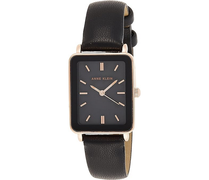 Anne Klein】アンクライン レザー スクエア ウォッチ AK/3702 腕時計