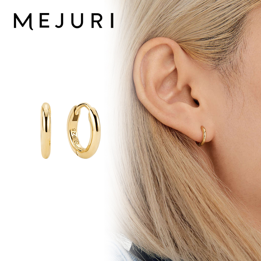 【MEJURI】チューブ ハギー フープ ピアス 関税込