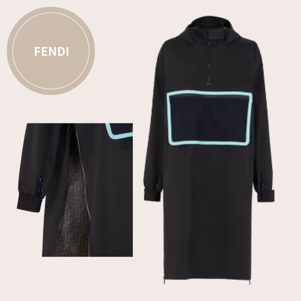 FENDI Windbreaker レディース ウィンドブレーカー ロング丈