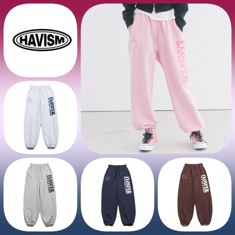◆HAVISM LLF オーバーサイズスウェットパンツ/5色/送料込◆