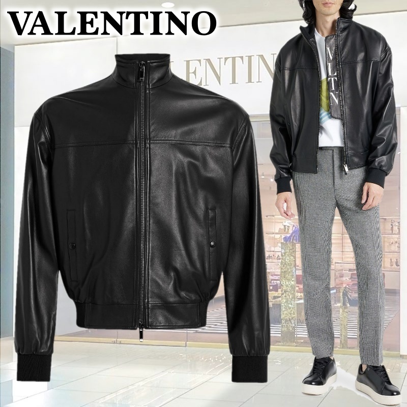 海外希少【VALENTINO】ブークレ オプティカル ジャケット 希少【Valentino Garavani】ロゴ入りジャケット アウター