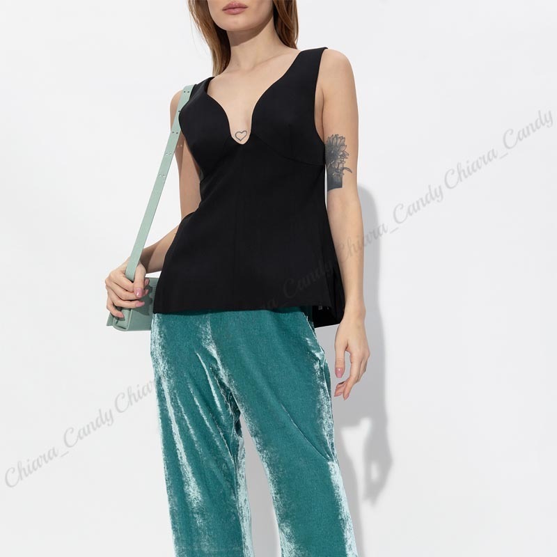 JIL SANDER タンクトップ キャミソール アイボリー XL