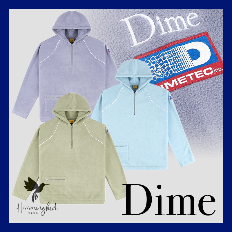 関送込 Dime♦ポーラ ハーフジップ フリース