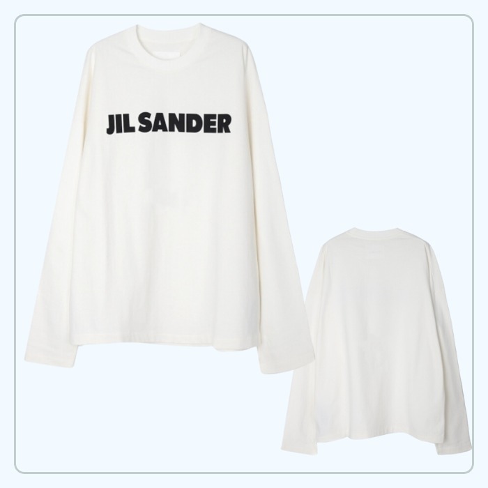 人気ブランド！■JIL SANDER■ ジルサンダー 長袖 ロゴ Tシャツ