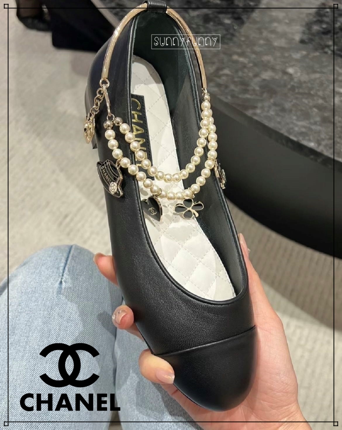 《24C★》CHANEL バレリーナ パール
