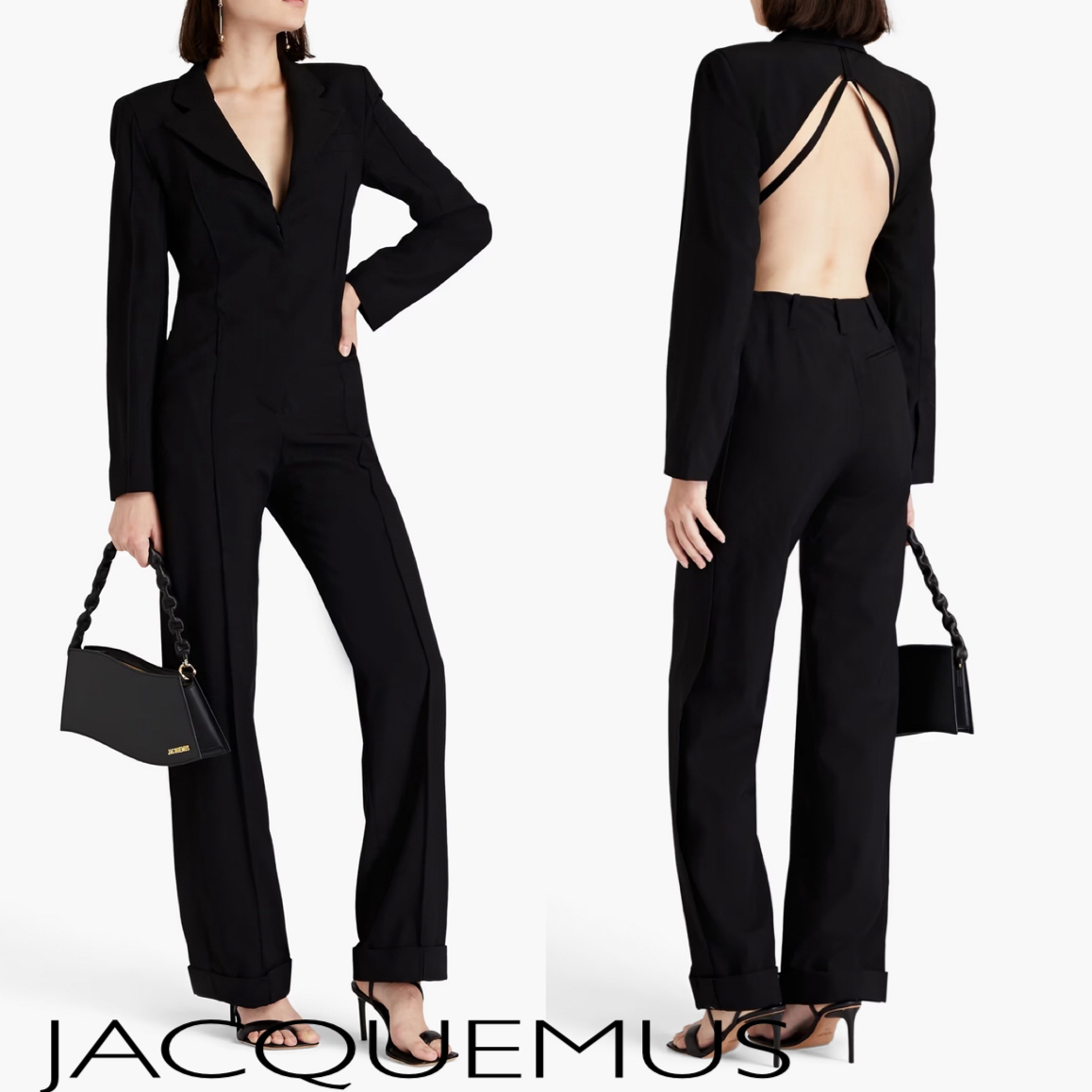 ウール★オープンバック★ステッチ★ジャンプスーツ★ JACQUEMUS