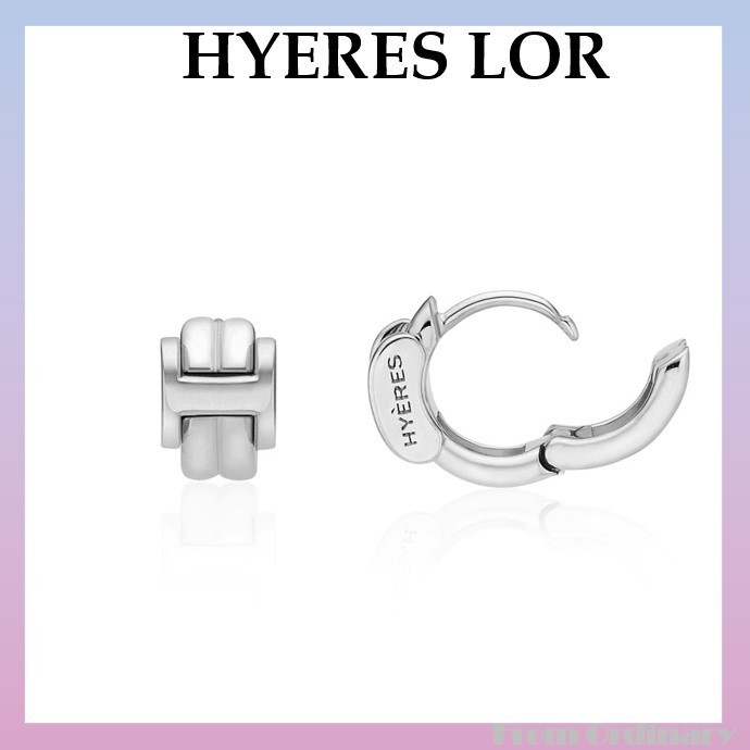 [HYERES LOR] Silver One Touch ピアス★プレゼントにぴったり★
