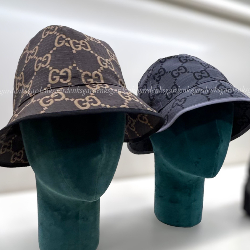すぐ届く！GUCCI GGポリエステル バケットハット