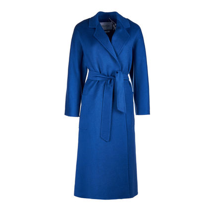 MaxMara More Coats Casual Style Cashmere Plain Long Party Style Office Style