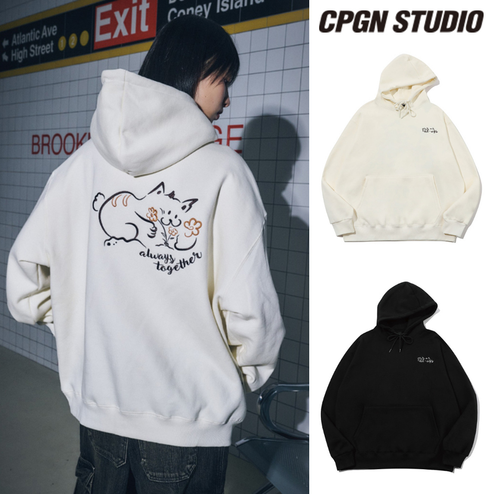 【CPGN STUDIO】23FW★ Always together Embroidered Hoodie