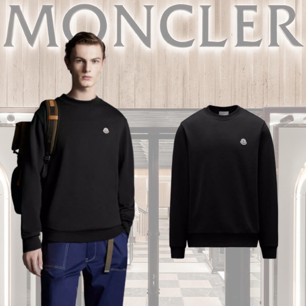 ★【MONCLER】メンズ★FELPA CON PATCH LOGO★スウェット
