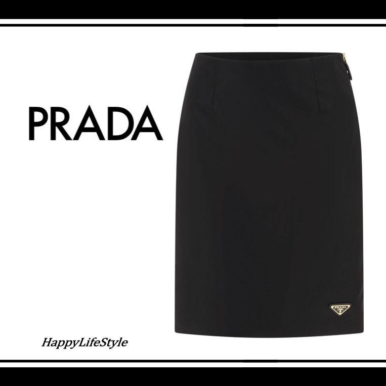 さりげなさ♪◇Re-Nylon ペンシル スカート◇PRADA