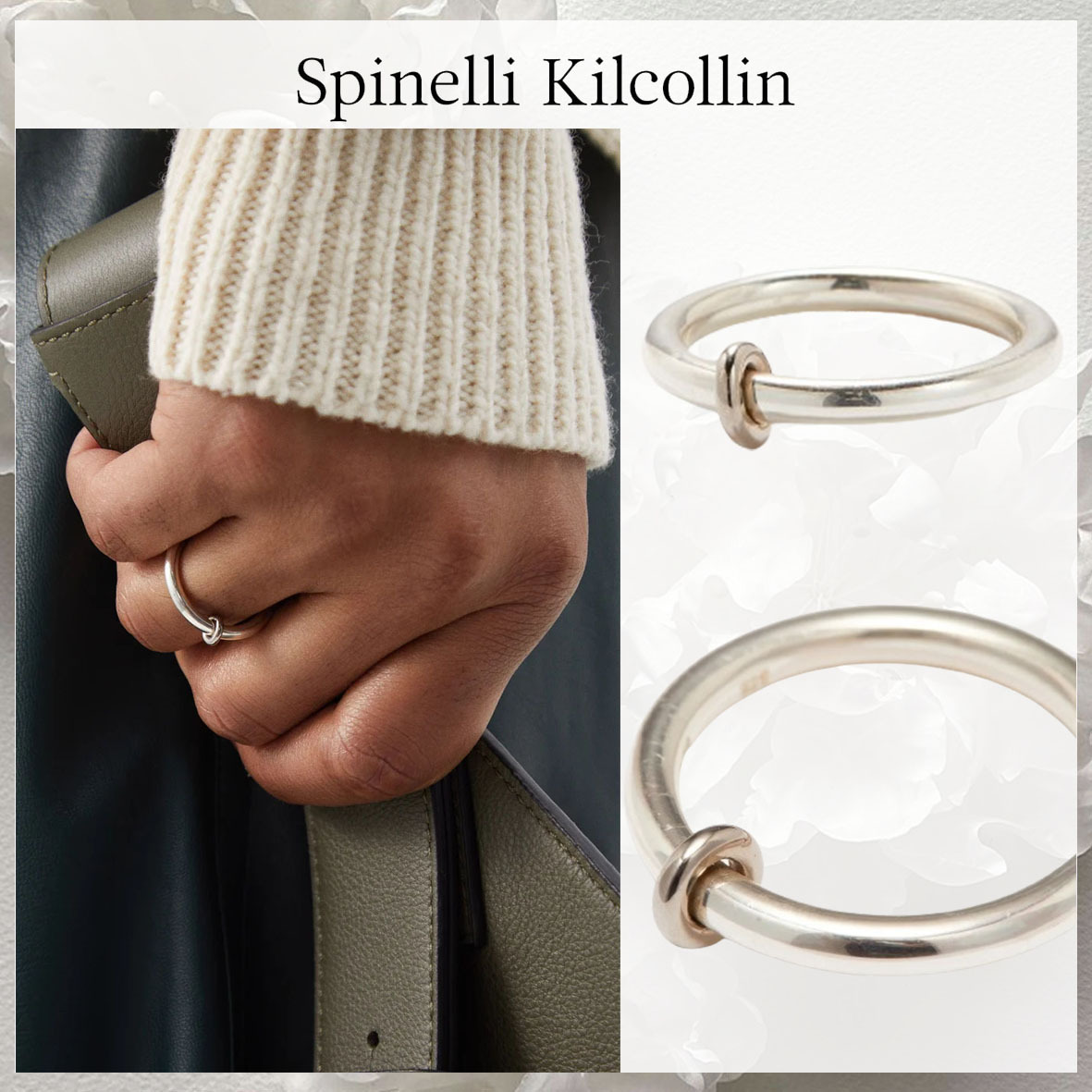 【SPINELLI KILCOLLINI】アドニス シルバー & ゴールドリング★