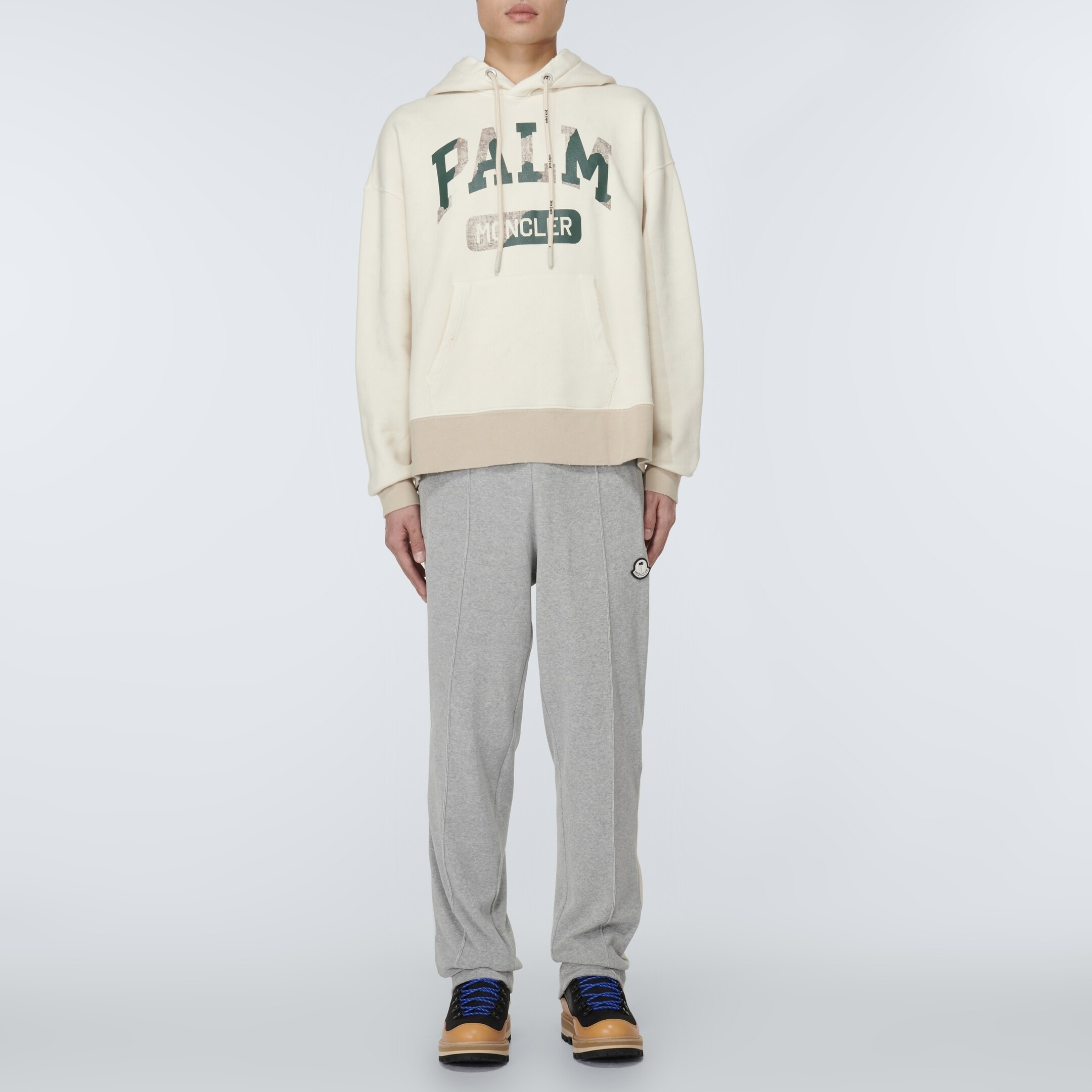 MONCLER】x Palm Angelsコラボ ジャージートラックパンツ/gray MONCLER】x Palm Angelsコラボ ジャージートラックパンツ/gray