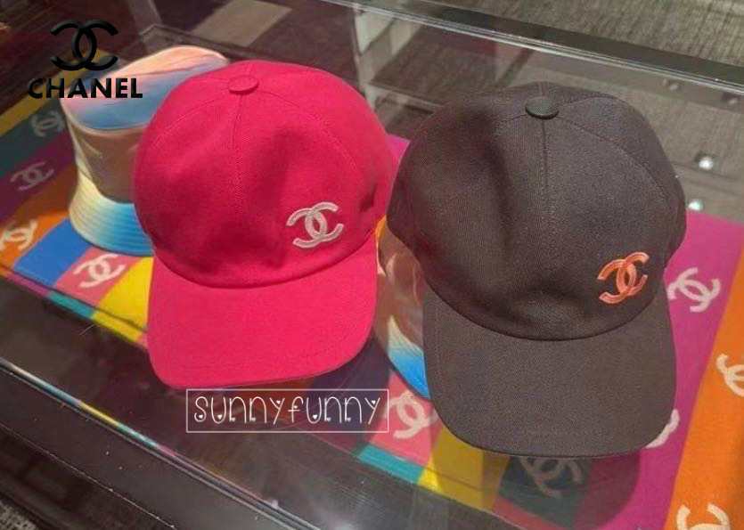 《24C★》CHANEL キャップ カラフルロゴ