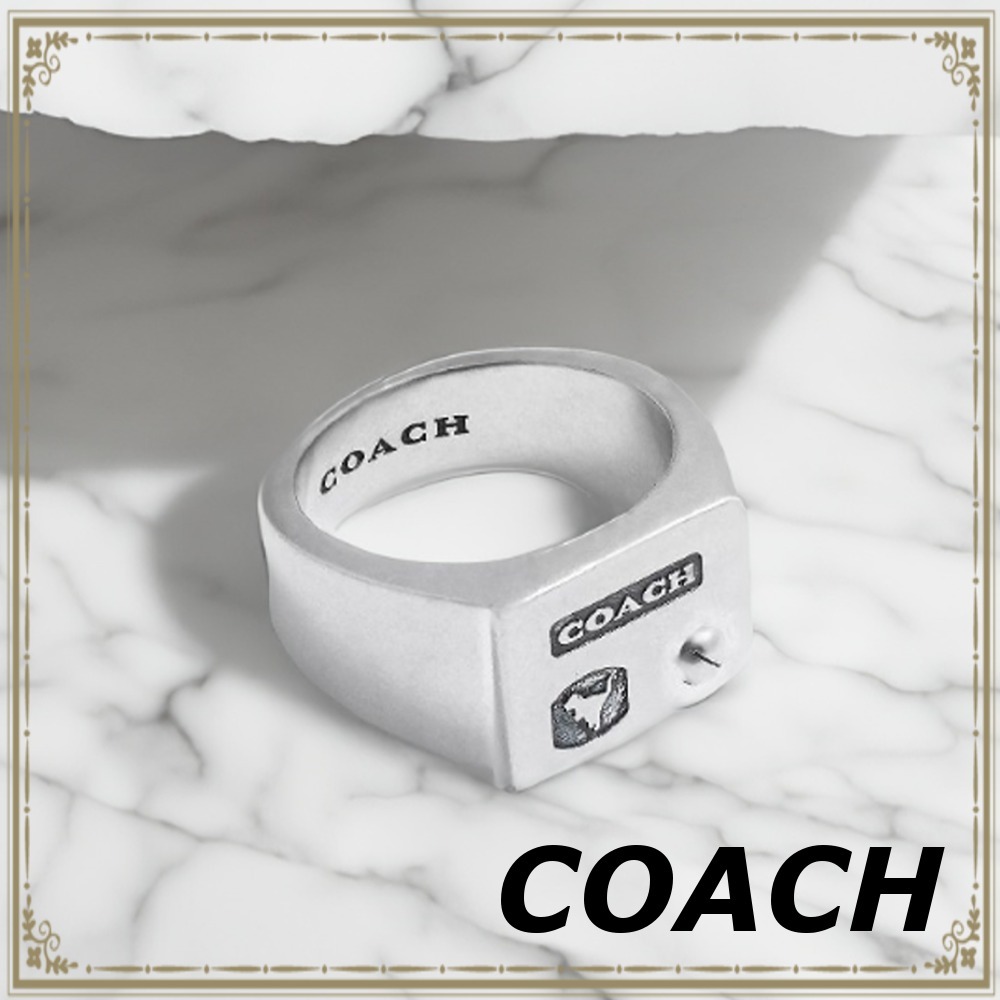 COACH☆スターリング シルバー シグネット リング
