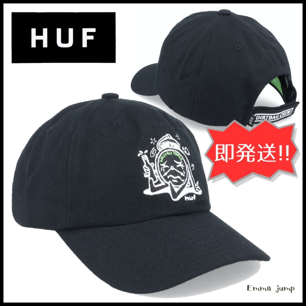 送料関税込♪HUF/WASTED TIME 6-PANEL HAT CAP