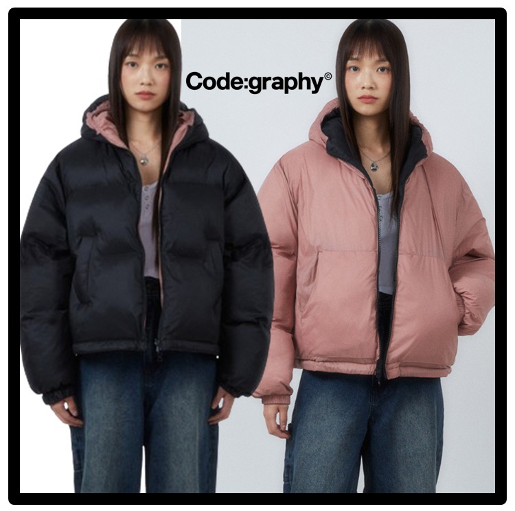 ☆関税込☆Codegraphy★REVERSIBLE PADDING BLACK★