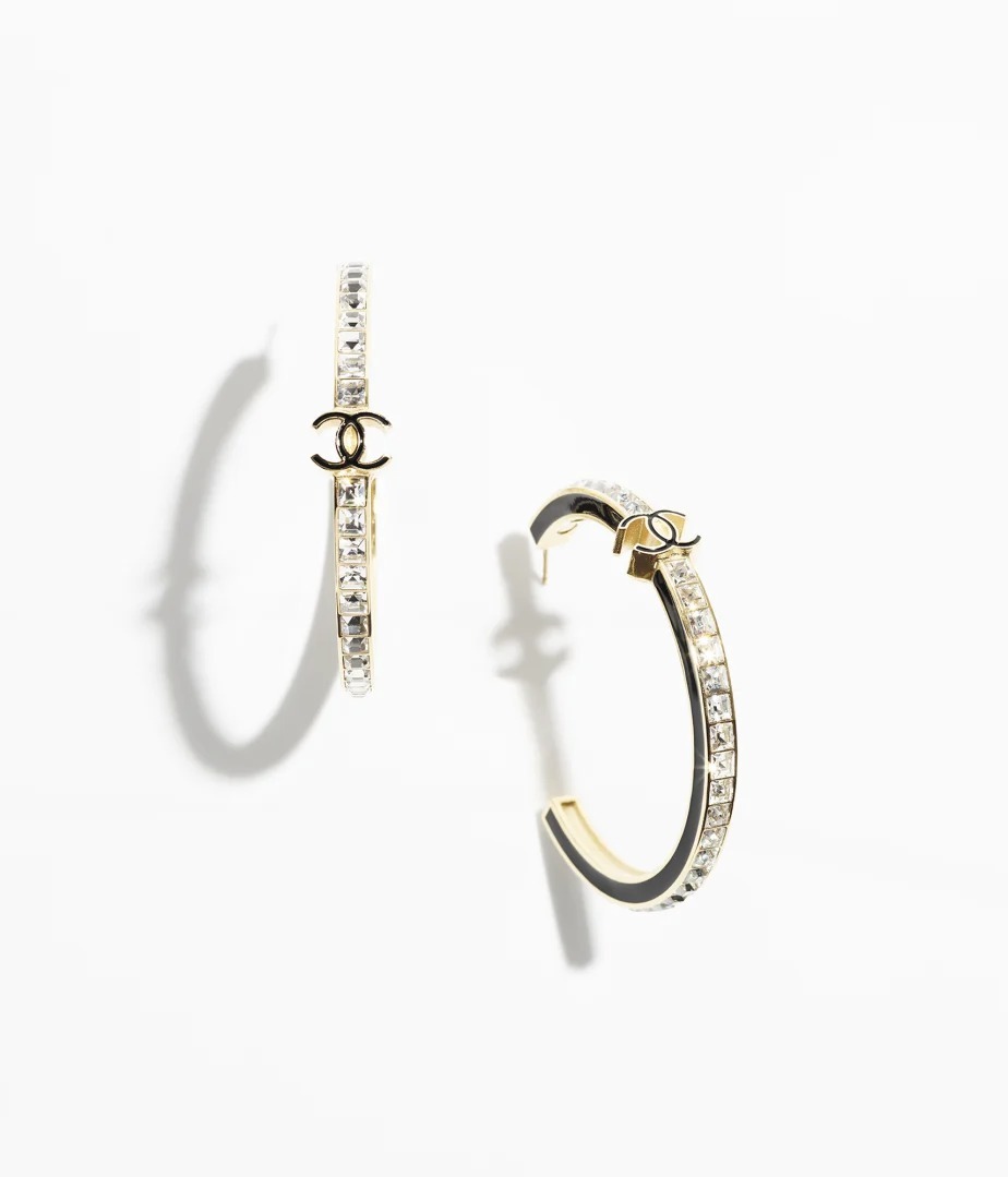 《24C》おしゃれな一品♪【CHANEL】シャネル フープピアス