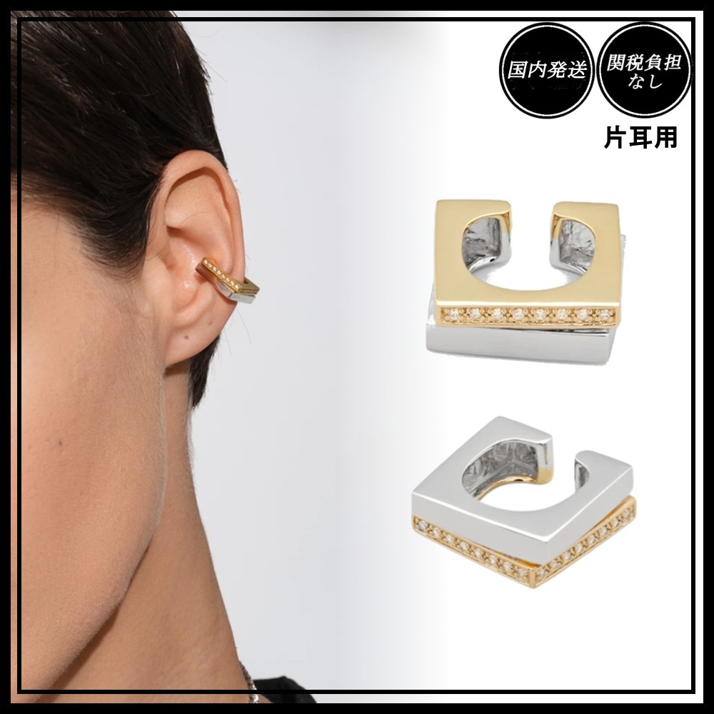 ◆TOMWOOD◆ステップ イヤーカフ デュオCZ *片耳用《すぐ届く》