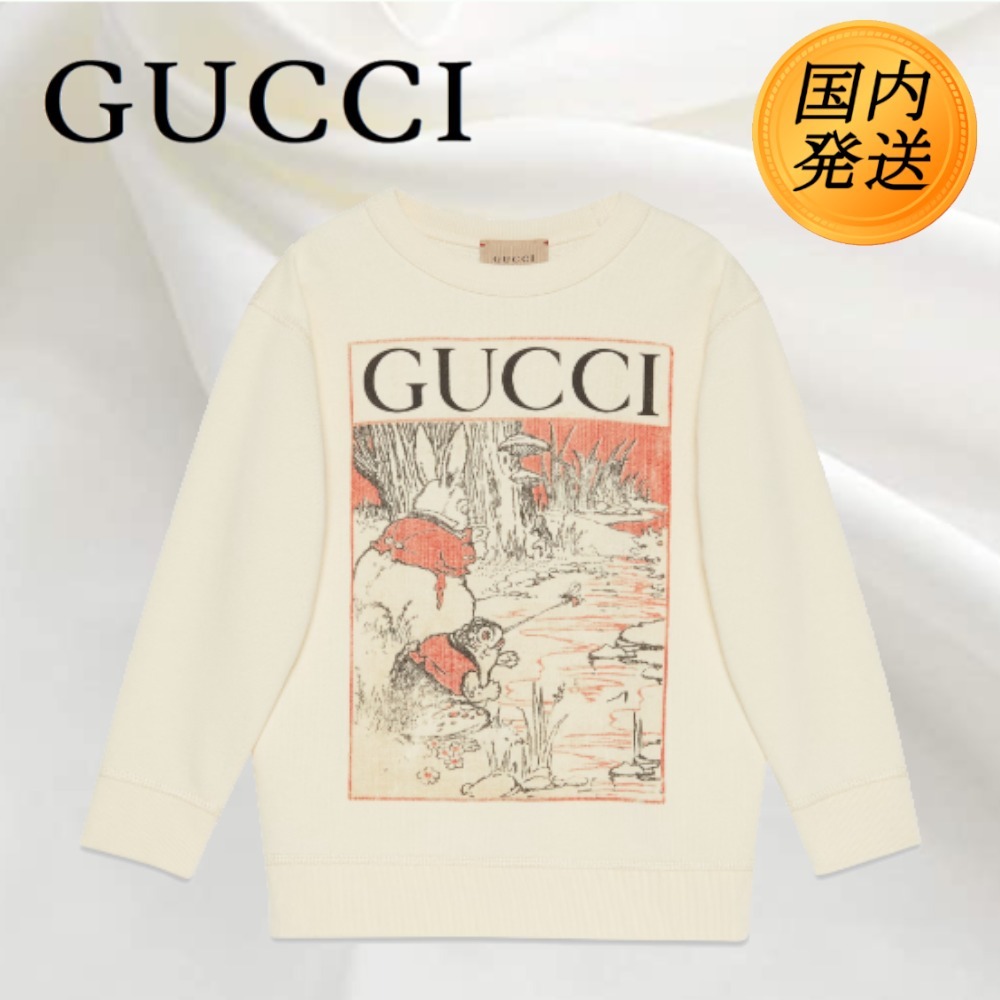 【国内発送★GUCCI】〔チルドレンズ〕アニマル スウェットシャツ
