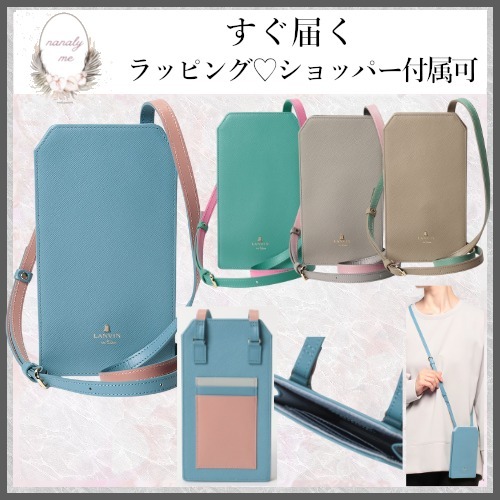 【使いやすいや抜群♪】ランバンオンブルー スマホショルダー