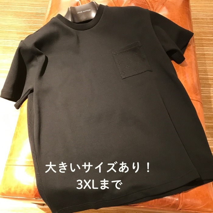 【Louis Vuitton】ポケットと背面がモノグラムTシャツ☆３色