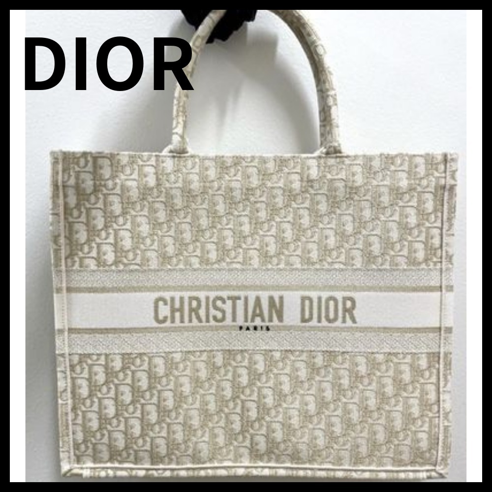 24C☆お出かけに最適♪【Dior】BOOK TOTE バッグ ラージ