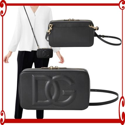 人気 DOLCE&GABBANA ドルガバ DGロゴ カーフレザー カメラバッグ DGロゴ カメラ Dolce & Gabbana(ドルチェ&ガッバーナ) バッグ