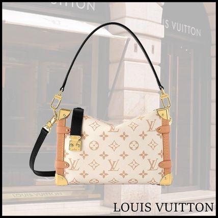 Louis Vuitton Handbags Monogram Casual Style Blended Fabrics 2WAY Leather