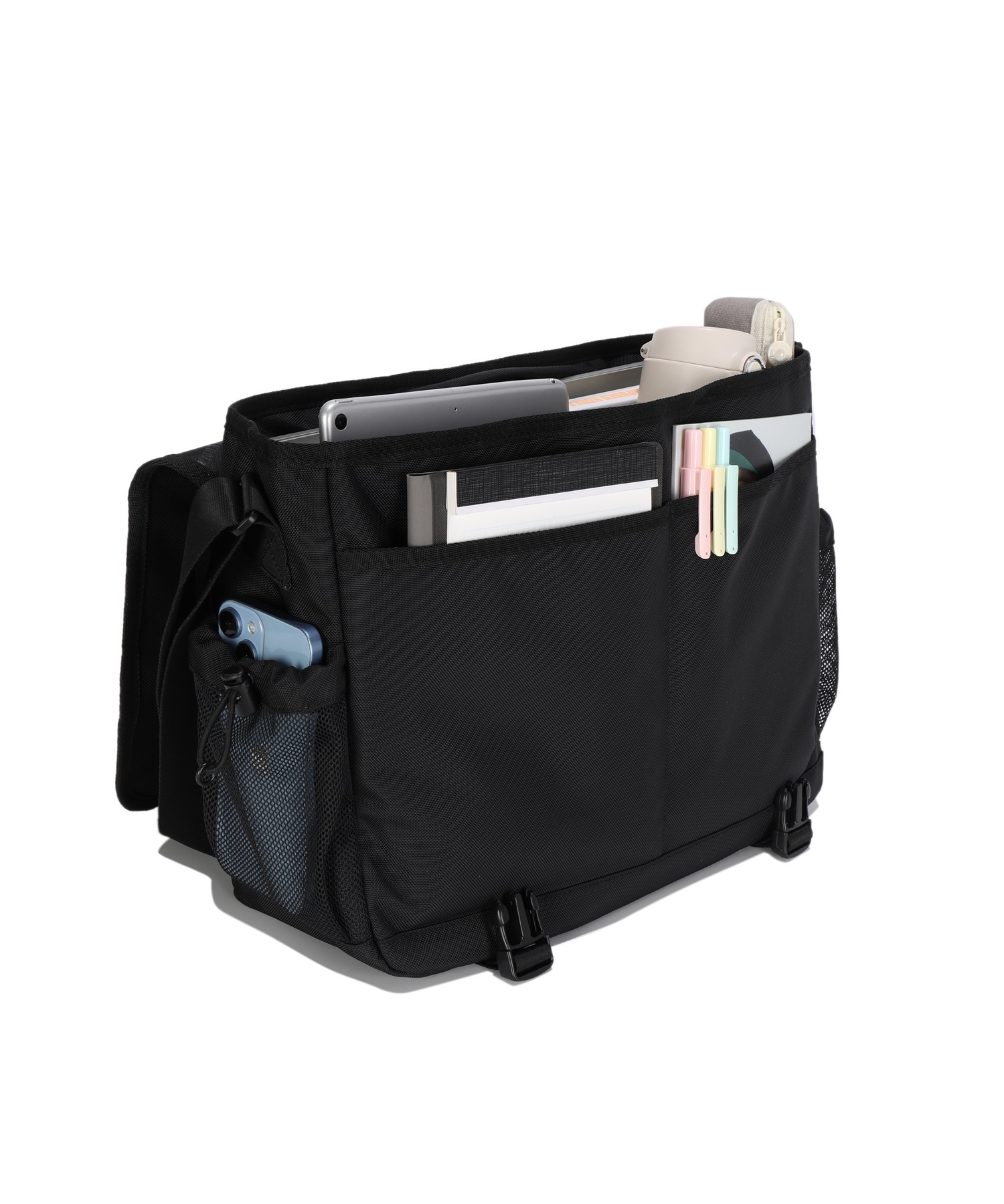 [COVERNAT]Authentic メッセンジャーバッグ★23SS★人気 MUSINSA公式 | COVERNAT authentic messenger bag black