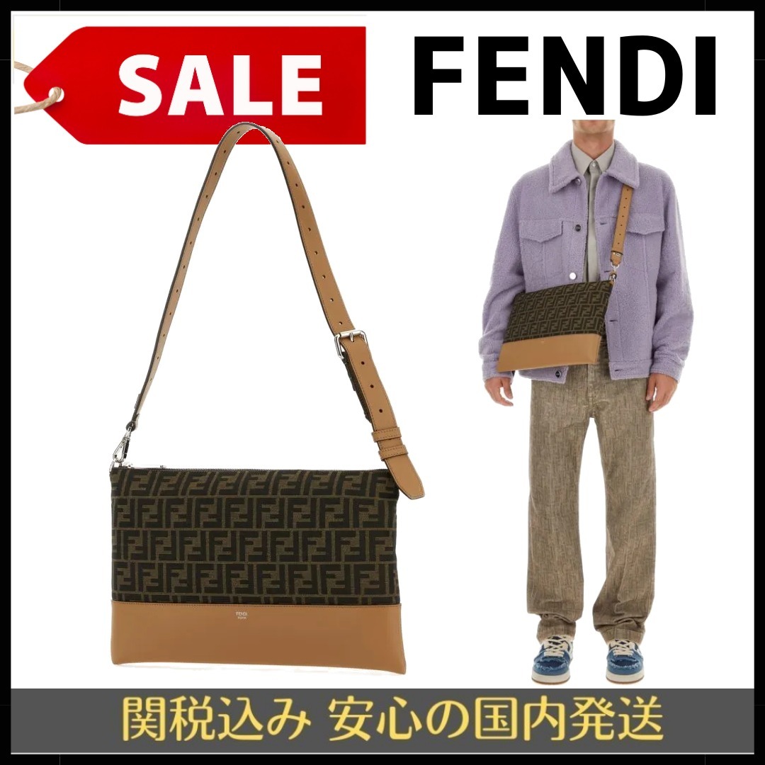 VIP SALE【FENDI】ジャカードショルダーバッグ 関税込 国内発送