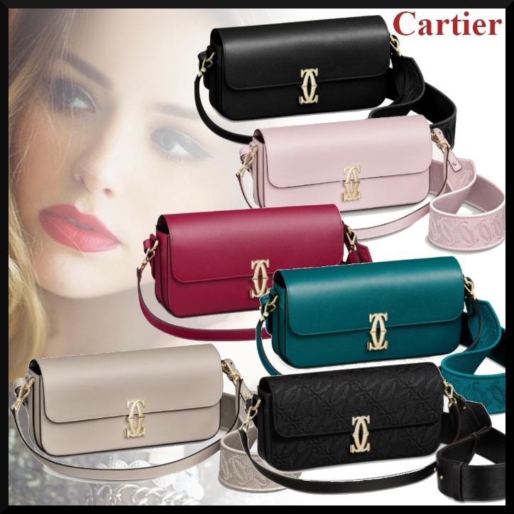 【Cartier】C ドゥ カルティエ イーストウエストバッグ