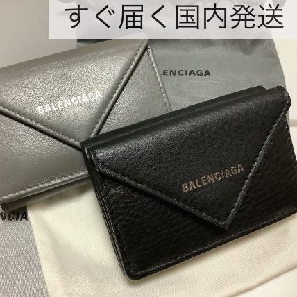 グレー（灰色）系 BALENCIAGA(バレンシアガ) 折りたたみ財布(メンズ 