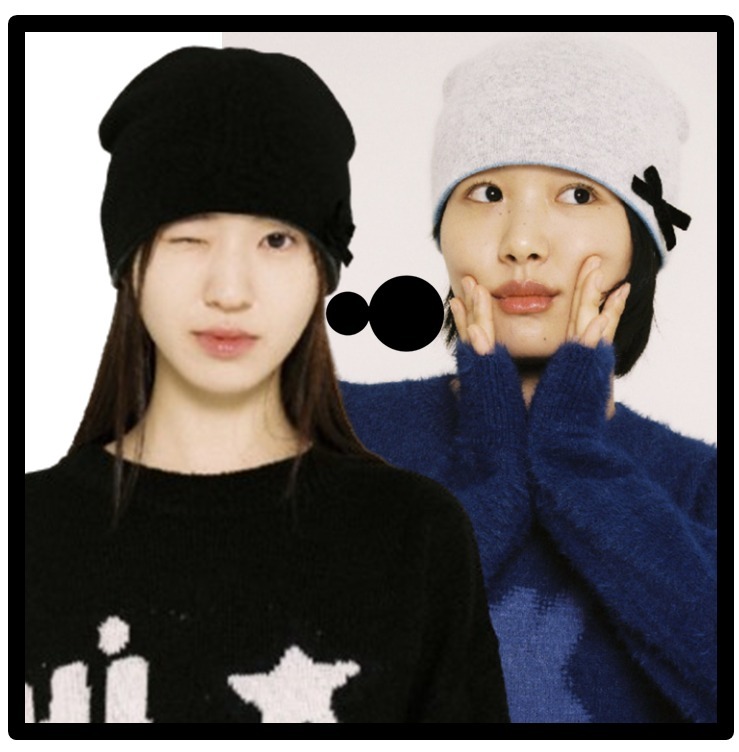 ★送料・関税込★AEAE★ANGORA RIBBON BEANIE★ビーニー★