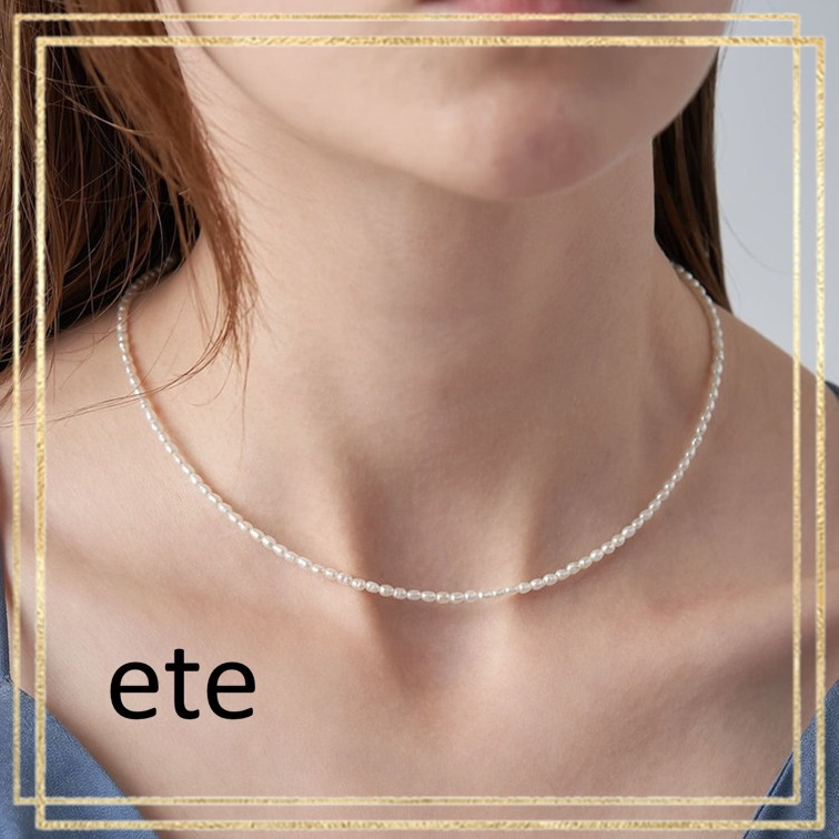 ete ネックレス K10YG パール イエローゴールド ギフト 国内発送